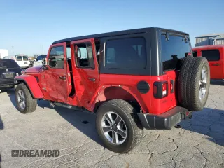 2018 Jeep Wrangler Unlimited Sahara z VIN 1C4HJXEN8JW283372, wystawiony jako Copart lot #47887815 z przebiegiem 106 235 mil mil oraz Szkoda całkowita • Salvage title. Historia ofert i sprzedaży dostępna na DreamBid. Obrazek 2.