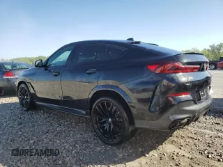 2023 BMW X6 M50i with VIN 5UXCY8C05P9N77000, listed as a Copart auction lot 50704703 with 5,062 mi miles. Bid and sale history available at carsss.com. Image 2.