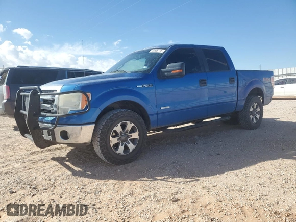 2014 Ford F-150 XL with VIN 1FTFW1ETXEKE45262, listed as a Copart auction lot 48806775 with 204,929 mi miles and Salvage Title. Bid and sale history available at carsss.com. Image 1.