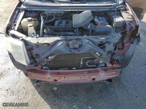 2010 Ford Edge SEL with VIN 2FMDK3JC5ABB72042, listed as a Copart auction lot 84226234 with 129,677 mi miles and Salvage Title. Bid and sale history available at carsss.com. Image 12.