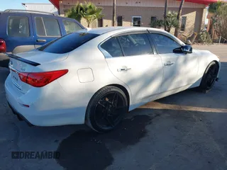 2017 Infiniti Q50 Premium with VIN JN1EV7AP6HM737223, listed as a IAAI auction lot 41335651 with 93,883 mi miles and . Bid and sale history available at DreamBid. Image 4.