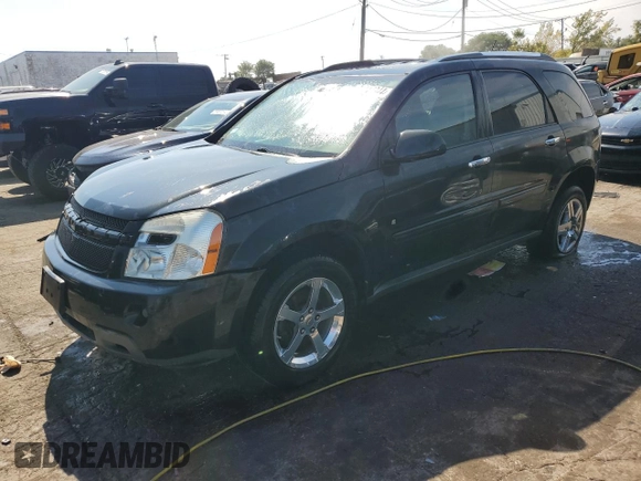 2008 Chevrolet Equinox LTZ with VIN 2CNDL83FX86330198, listed as a Copart auction lot 71118944 with 135,367 mi miles and Salvage Title. Bid and sale history available at carsss.com. Image 1.