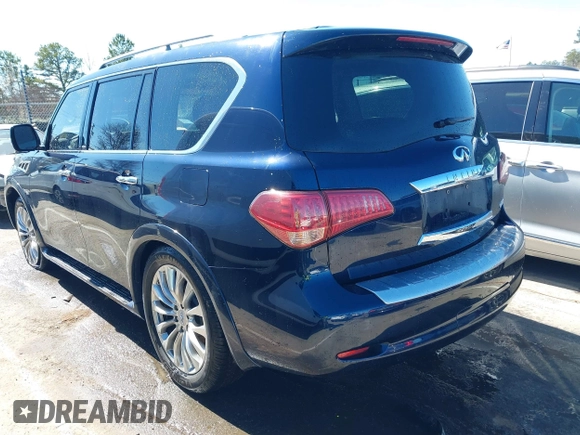 2017 Infiniti QX80 with VIN JN8AZ2NC9H9431960, listed as a IAAI auction lot 41725582 with Not provided miles and . Bid and sale history available at DreamBid. Image 3.
