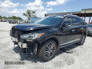 2018 Infiniti QX60 with VIN 5N1DL0MN6JC530919, listed as a Copart auction lot 54763465 with 58,301 mi miles and Salvage Title. Bid and sale history available at DreamBid. Image 1.