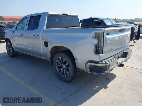 2020 Chevrolet Silverado 1500 LT with VIN 1GCUYDED4LZ240844, listed as a IAAI auction lot 41864044 with 128,665 mi miles and . Bid and sale history available at DreamBid. Image 3.