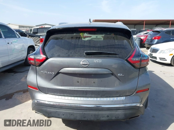 2023 Nissan Murano SL with VIN 5N1AZ2CJ7PC109327, listed as a IAAI auction lot 41854241 with 55,744 mi miles and . Bid and sale history available at DreamBid. Image 16.