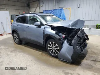 2023 Toyota Corolla Cross XLE with VIN 7MUEAABG4PV062131, listed as a Copart auction lot 56090105 with 43,409 mi miles and Salvage title. Bid and sale history available at DreamBid. Image 4.