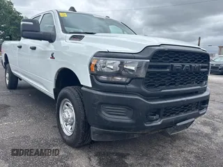 2023 Ram 2500 Tradesman with VIN 3C6UR5HL8PG652719, listed as a Copart auction lot 55502595 with 70,697 mi miles and Clean Title. Bid and sale history available at carsss.com. Image 1.