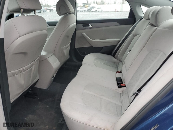 2017 Hyundai Sonata 2.4L with VIN 5NPE24AF6HH456173, listed as a Copart auction lot 45333625 with 130,158 mi miles and Salvage Title. Bid and sale history available at carsss.com. Image 11.