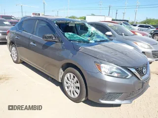 2019 Nissan Sentra S with VIN 3N1AB7AP2KY378139, listed as a IAAI auction lot 41961489 with 104,954 mi miles and . Bid and sale history available at DreamBid. Image 1.