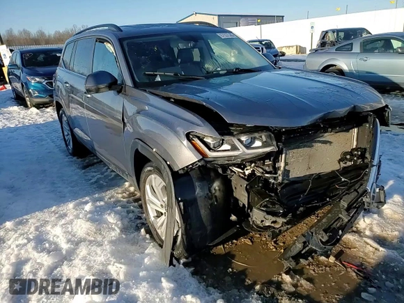 2022 Volkswagen Atlas SE with VIN 1V2WR2CA8NC543441, listed as a Copart auction lot 87537335 with 64,933 mi miles and Non repairable. Bid and sale history available at DreamBid. Image 15.