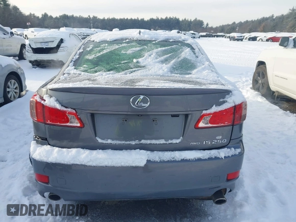 2012 Lexus IS 250 with VIN JTHCF5C21C5055214, listed as a IAAI auction lot 41482619 with 145,922 mi miles and . Bid and sale history available at DreamBid. Image 16.