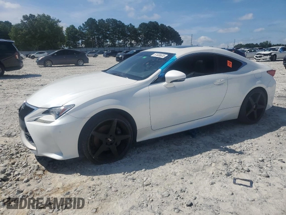 2015 Lexus RC 350 F Sport with VIN JTHSE5BCXF5000998, listed as a Copart auction lot 61838635 with 172,661 mi miles and Clean title. Bid and sale history available at DreamBid. Image 1.