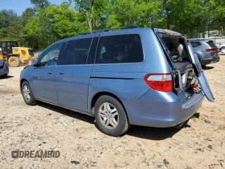2005 Honda Odyssey EX-L z VIN 5FNRL386X5B034514, wystawiony jako Copart lot #52702435 z przebiegiem 65 988 mil mil oraz Szkoda całkowita • Salvage title. Historia ofert i sprzedaży dostępna na DreamBid. Obrazek 2.