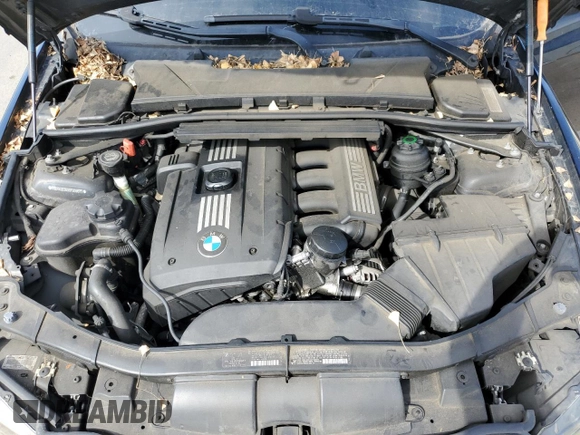 2008 BMW 3 Series 328i with VIN WBAVC53508F009577, listed as a Copart auction lot 46663635 with 138,355 mi miles and Salvage Title. Bid and sale history available at carsss.com. Image 11.
