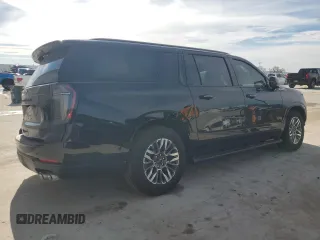 2025 Chevrolet Suburban Z71 z VIN 1GNS6DRD5SR178769, wystawiony jako Copart lot #48332075 z przebiegiem 1 117 mil mil oraz Szkoda całkowita • Salvage title. Historia ofert i sprzedaży dostępna na DreamBid. Obrazek 3.