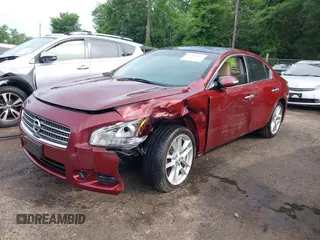 2011 Nissan Maxima SV with VIN 1N4AA5AP4BC803976, listed as a IAAI auction lot 42460897 with 108,392 mi miles and . Bid and sale history available at DreamBid. Image 2.