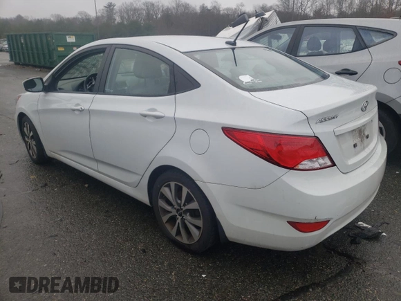 2017 Hyundai Accent SE with VIN KMHCT4AEXHU362729, listed as a Copart auction lot 36644313 with 96,904 mi miles. Bid and sale history available at carsss.com. Image 2.