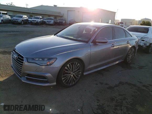 2016 Audi A6 2.0T Premium Plus with VIN WAUGFAFC3GN056173, listed as a Copart auction lot 36917123 with 76,856 mi miles. Bid and sale history available at carsss.com. Image 1.