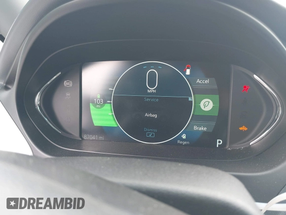 2018 Chevrolet Bolt EV LT with VIN 1G1FW6S02J4133385, listed as a IAAI auction lot 42380348 with 87,041 mi miles and . Bid and sale history available at DreamBid. Image 16.