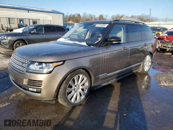 2015 Land Rover Range Rover Supercharged с VIN SALGS3TF5FA213130, выставлен на аукционе Copart как лот 42124545 с пробегом 173 208 миль миль и Чистый • Clean title. История ставок и продаж доступна на DreamBid. Изображение 1.