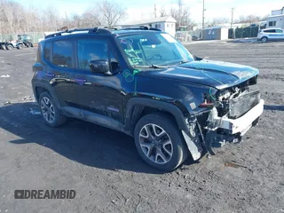 2017 Jeep Renegade Altitude with VIN ZACCJBBH3HPF09594, listed as a IAAI auction lot 41594122 with 63,309 mi miles. Bid and sale history available at carsss.com. Image 1.