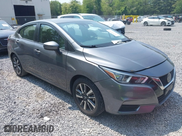 2021 Nissan Versa SV with VIN 3N1CN8EV0ML862146, listed as a IAAI auction lot 42399392 with 75,749 mi miles and . Bid and sale history available at DreamBid. Image 1.