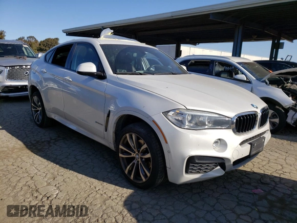2016 BMW X6 sDrive35i with VIN 5UXKU0C52G0F92193, listed as a Copart auction lot 41029243 with 225,982 mi miles. Bid and sale history available at carsss.com. Image 4.