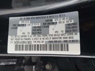 2024 Mazda 3 S with VIN 3MZBPAAM3RM419608, listed as a IAAI auction lot 42479711 with 15,833 mi miles and . Bid and sale history available at DreamBid. Image 9.