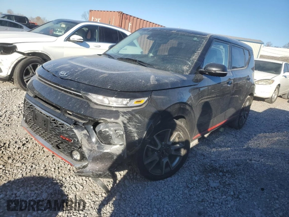 2021 Kia Soul GT-Line with VIN KNDJ63AU8M7781773, listed as a Copart auction lot 83340514 with 61,299 mi miles and Salvage Title. Bid and sale history available at DreamBid. Image 1.