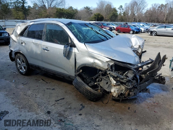 2012 Kia Sorento EX with VIN 5XYKU4A65CG249335, listed as a Copart auction lot 48161005 with 0 mi miles and Salvage Title. Bid and sale history available at carsss.com. Image 4.