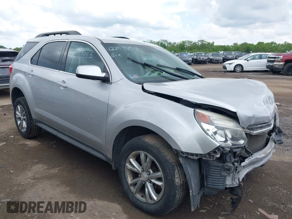 2016 Chevrolet Equinox LT z VIN 2GNALCEK6G1141457, wystawiony jako IAAI lot #42253853 z przebiegiem 110 203 mil mil oraz . Historia ofert i sprzedaży dostępna na DreamBid. Obrazek 1.