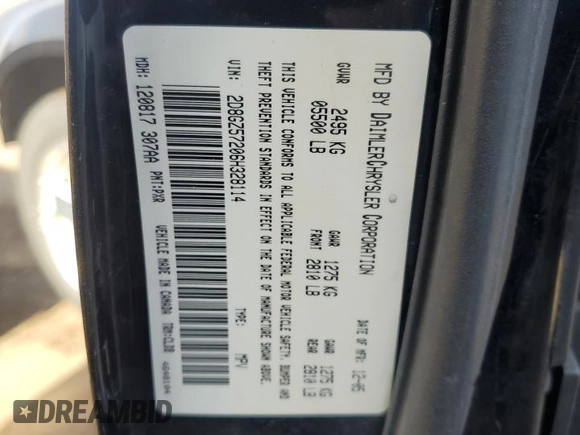 2006 Dodge Magnum z VIN 2D8GZ57206H328114, wystawiony jako Copart lot #87859945 z przebiegiem 189 879 mil mil oraz Szkoda całkowita • Salvage title. Historia ofert i sprzedaży dostępna na DreamBid. Obrazek 12.