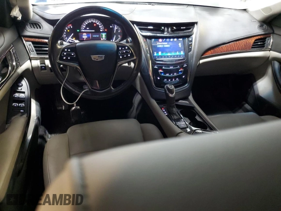 2017 Cadillac CTS AWD with VIN 1G6AW5SX3H0156509, listed as a Copart auction lot 45848035 with 56,664 mi miles and Salvage title. Bid and sale history available at DreamBid. Image 8.