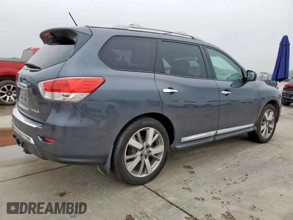 2014 Nissan Pathfinder SL with VIN 5N1AR2MNXEC624224, listed as a Copart auction lot 55322405 with 212,433 mi miles and Clean Title. Bid and sale history available at DreamBid. Image 3.