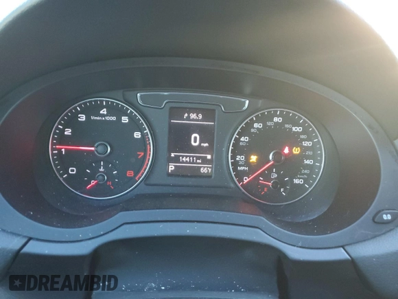 2016 Audi Q3 Premium Plus with VIN WA1EFCFS2GR012956, listed as a Copart auction lot 77747174 with 14,411 mi miles and Salvage Title. Bid and sale history available at carsss.com. Image 9.