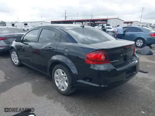 2013 Dodge Avenger SE with VIN 1C3CDZAB8DN725297, listed as a IAAI auction lot 40781847 with 142,049 mi miles. Bid and sale history available at carsss.com. Image 3.