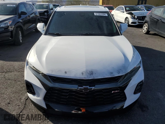 2019 Chevrolet Blazer RS with VIN 3GNKBJRSXKS661583, listed as a Copart auction lot 87083394 with 276,506 mi miles and Salvage title. Bid and sale history available at DreamBid. Image 5.