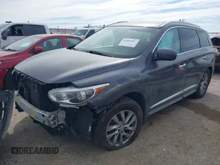 2014 Infiniti QX60 with VIN 5N1AL0MM2EC543778, listed as a IAAI auction lot 41587616 with Not Provided miles and . Bid and sale history available at carsss.com. Image 2.