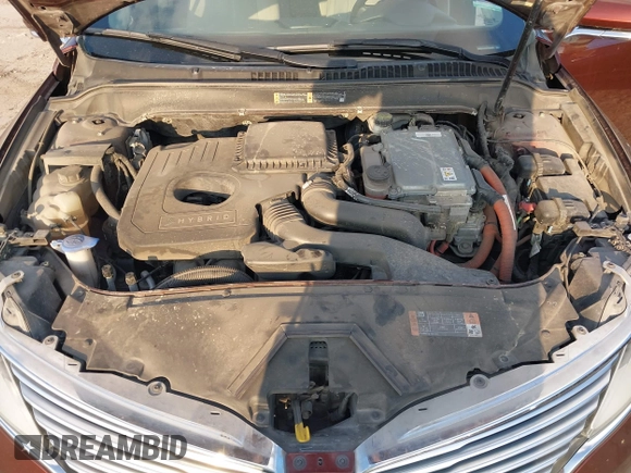 2016 Lincoln MKZ Hybrid with VIN 3LN6L2LU0GR630666, listed as a IAAI auction lot 40816259 with 139,399 mi miles. Bid and sale history available at carsss.com. Image 10.