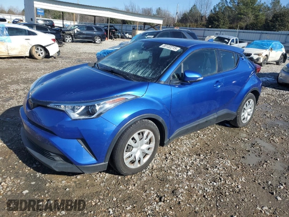 2019 Toyota C-HR XLE with VIN JTNKHMBX7K1060160, listed as a Copart auction lot 88132215 with 0 mi miles and Salvage Title. Bid and sale history available at carsss.com. Image 1.