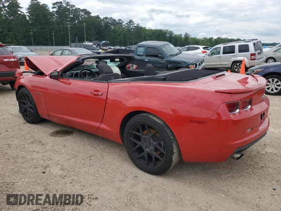 2011 Chevrolet Camaro 1LT with VIN 2G1FB3DD1B9192596, listed as a Copart auction lot 56695035 with Not provided miles and Salvage title. Bid and sale history available at DreamBid. Image 2.