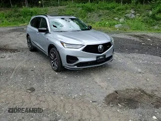 2023 Acura MDX Type S w/Advance Package with VIN 5J8YD8H84PL003381, listed as a Copart auction lot 58864114 with 27,124 mi miles and Salvage Title. Bid and sale history available at carsss.com. Image 11.