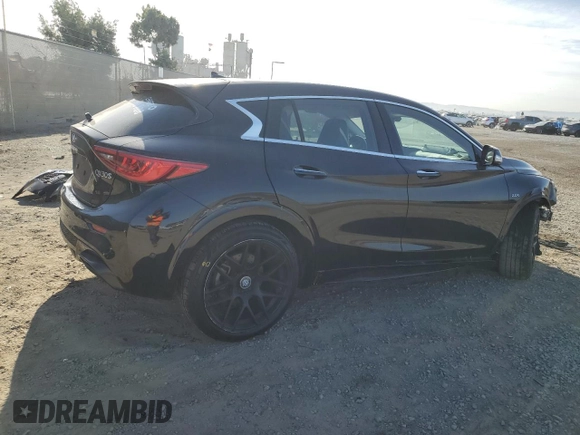 2017 Infiniti QX30 Premium with VIN SJKCH5CP2HA021527, listed as a Copart auction lot 85022454 with 86,799 mi miles and Salvage Title. Bid and sale history available at DreamBid. Image 3.