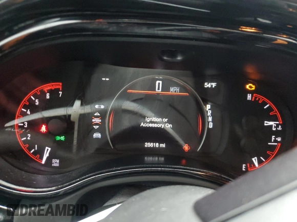 2022 Dodge Durango R/T Plus with VIN 1C4SDJCT5NC209412, listed as a Copart auction lot 55654595 with 25,618 mi miles and Salvage title. Bid and sale history available at DreamBid. Image 9.