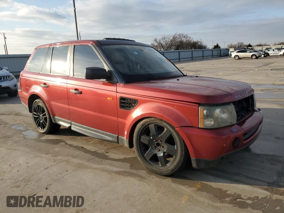 2006 Land Rover Range Rover Sport SC with VIN SALSH23406A923103, listed as a Copart auction lot 42998335 with 0 mi miles and Salvage Title. Bid and sale history available at carsss.com. Image 4.