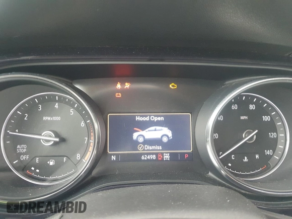 2021 Buick Encore GX Select with VIN KL4MMESL0MB153797, listed as a Copart auction lot 49179905 with 62,498 mi miles and Salvage title. Bid and sale history available at DreamBid. Image 9.