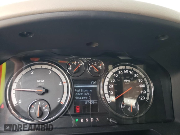 2010 Dodge Ram 2500 ST with VIN 3D7UT2CL9AG159788, listed as a Copart auction lot 69301814 with 197,408 mi miles and Clean Title. Bid and sale history available at carsss.com. Image 9.