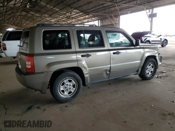 2008 Jeep Patriot Sport с VIN 1J8FF28W68D759620, выставлен на аукционе Copart как лот 51824805 с пробегом 197 180 миль миль и Списание • Salvage title. История ставок и продаж доступна на DreamBid. Изображение 3.