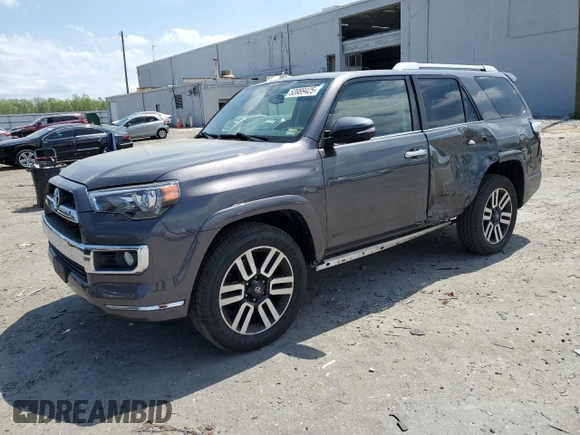 2016 Toyota 4Runner Limited with VIN JTEBU5JR7G5319914, listed as a Copart auction lot 53989425 with 110,370 mi miles and Salvage Title. Bid and sale history available at DreamBid. Image 1.